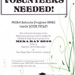 2010 MESA Days volunteers needed flyer